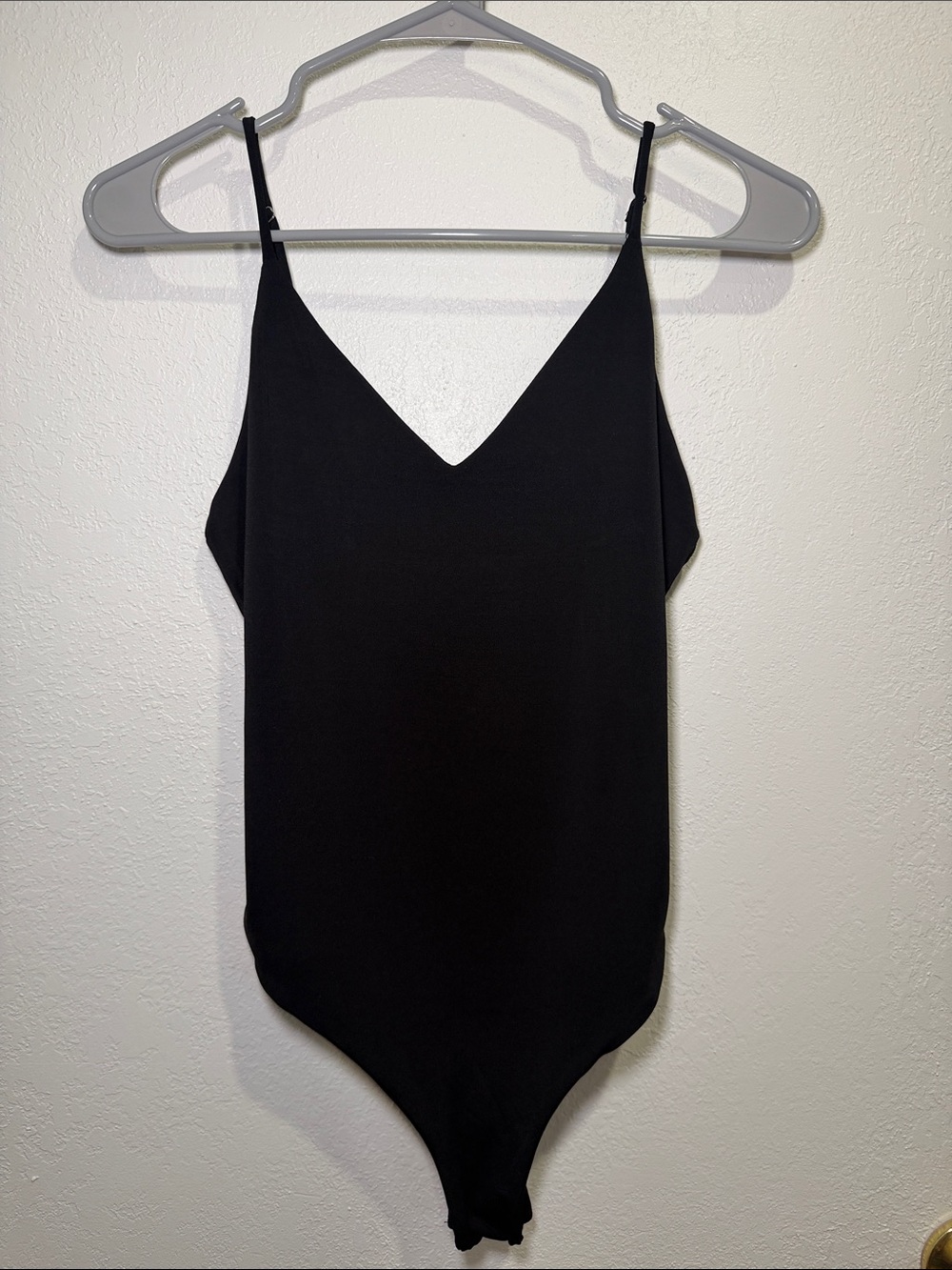Mind Code Black V-Neck Sleeveless Bodysuit